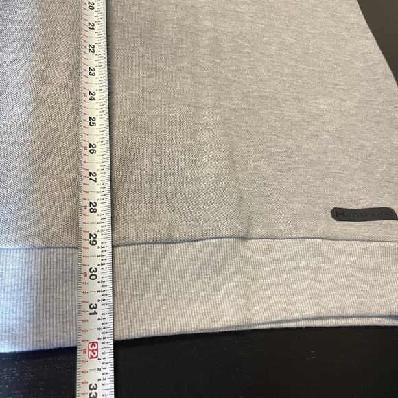 Under Armour Gray Sweatshirt Dress Cutout Back Women’s Small Athleisure Gym Run - Picture 13 of 13